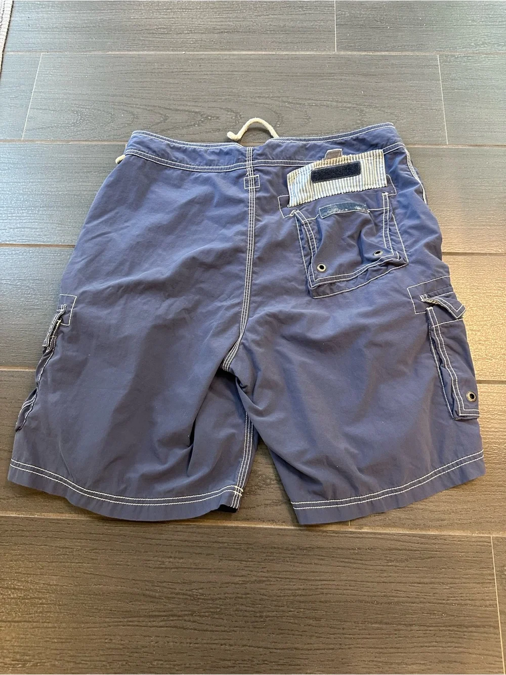 J. Crew Men’s Vintage Polar Blue Board Shorts